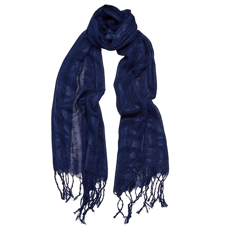 Solid Eyelash Lurex Scarf By George