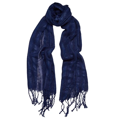 Solid Eyelash Lurex Scarf By George