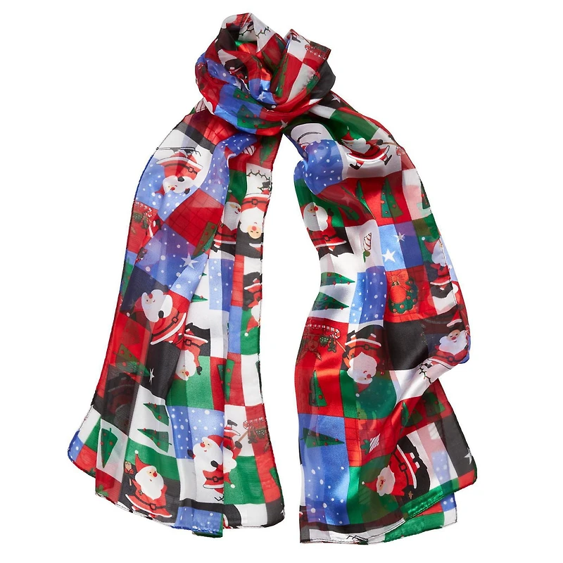 Echarpe Oblongue Patchwork George