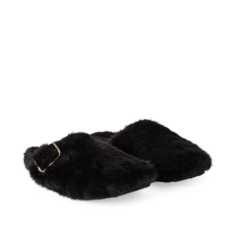 No Boundaries Women's Faux Fur Slippers