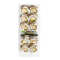 Bento Express Shrimp Tempura Roll, Shrimp Tempura, cucumber, avocado & teriyaki sauce