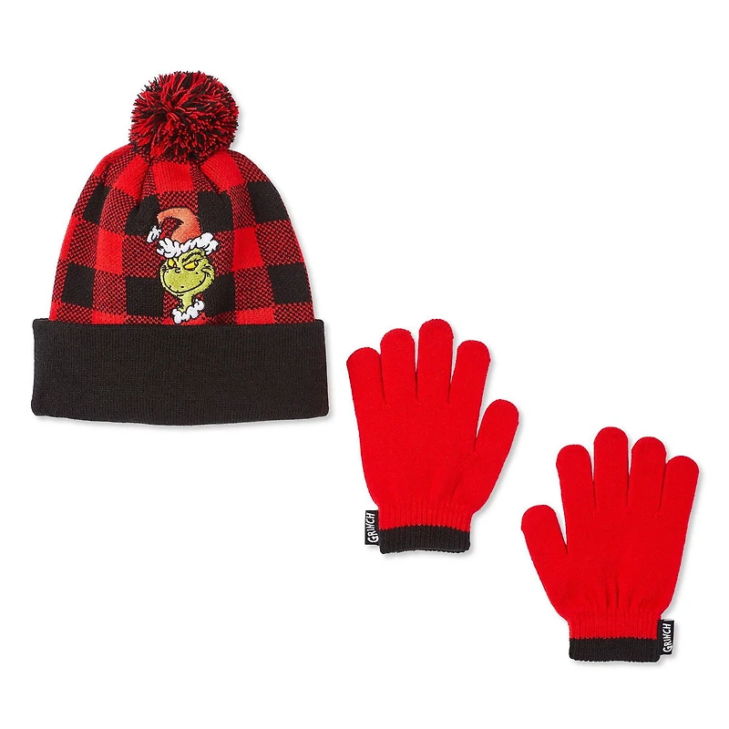 Ensemble 2 pièces avec tuque Le Grinch pour filles