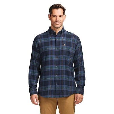IZOD PLAID WOVEN SHIRT