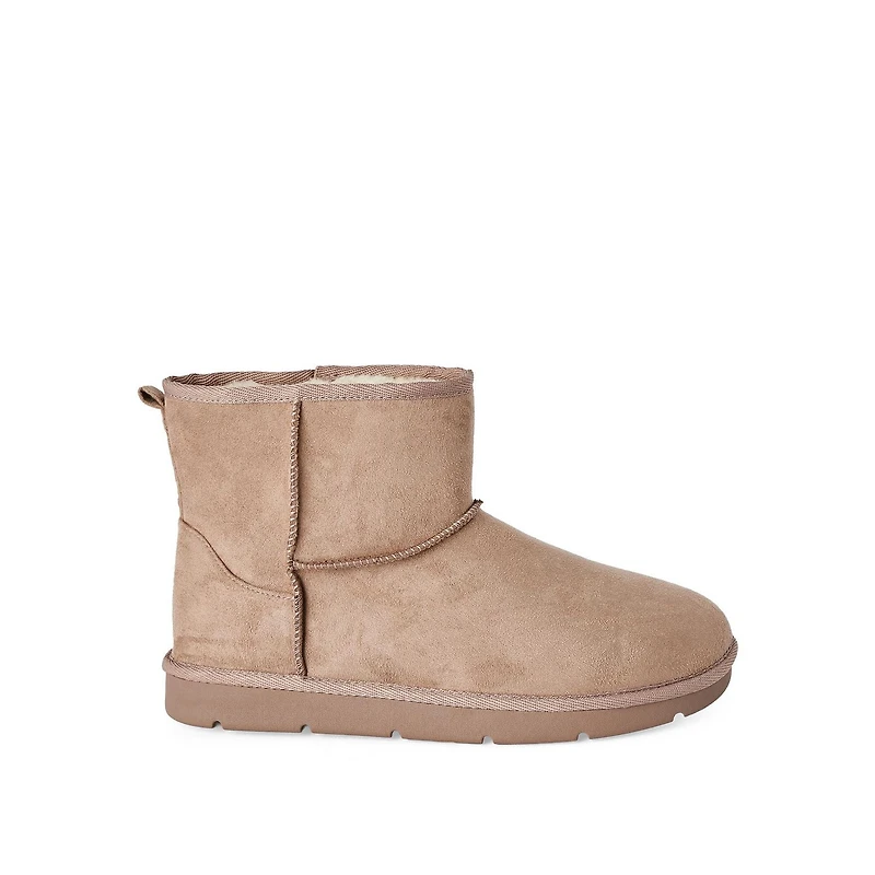 Time and Tru Women's Cozy Boots, Wide Width Sizes 6-10