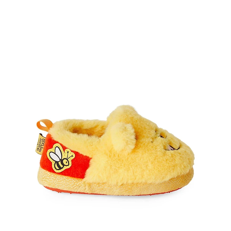 Winnie the Pooh Toddler Boys' Slippers, Wide Width Sizes: 2-6