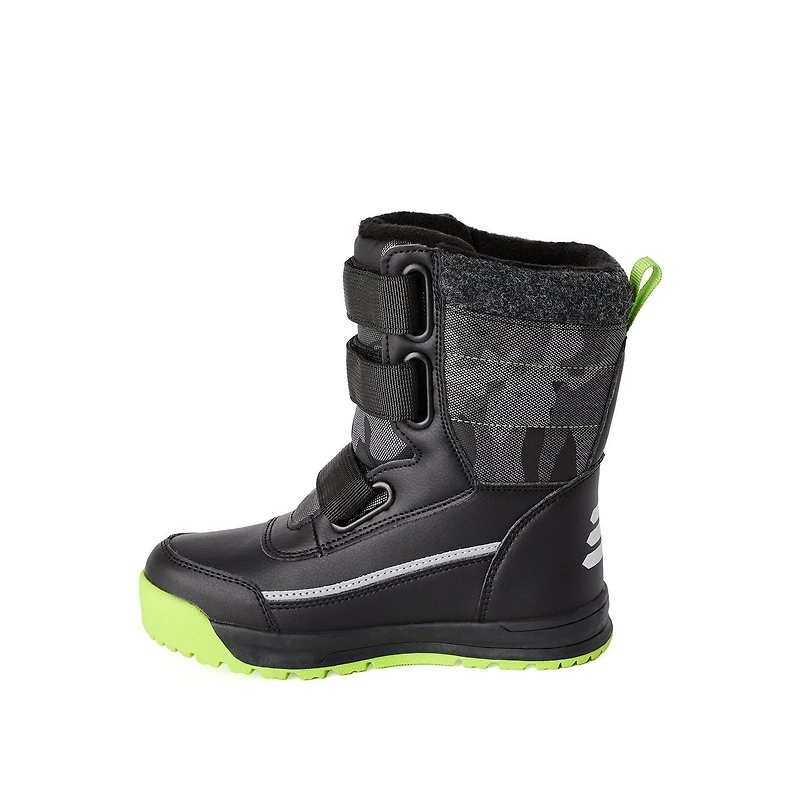 George Boys' Hook and Loop Strap Winter Boots