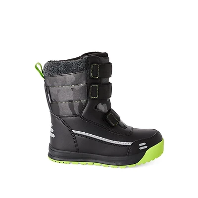 George Boys' Hook and Loop Strap Winter Boots