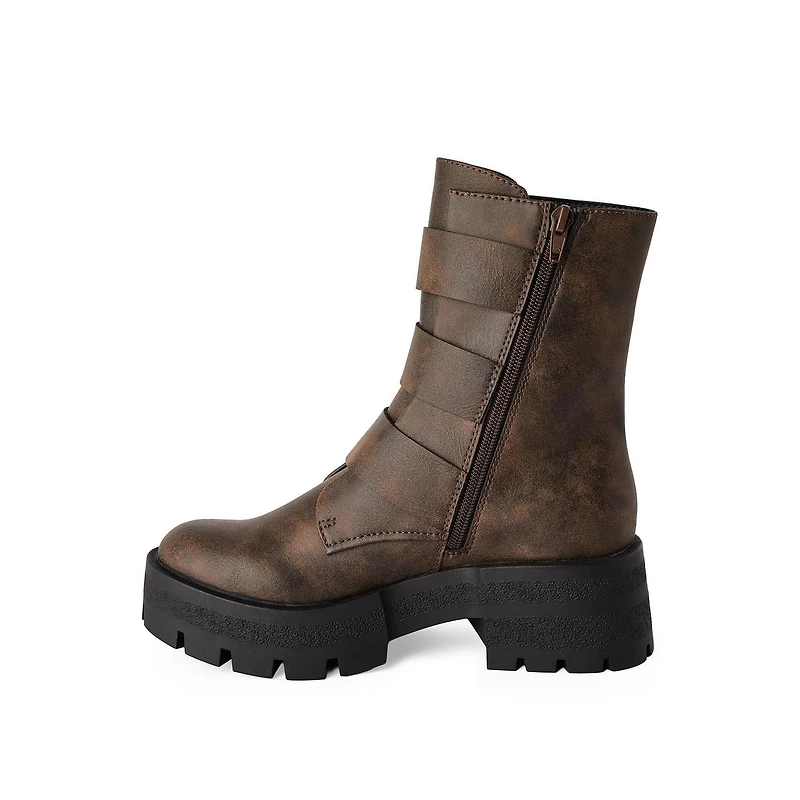 Madden NYC Women's Buckle Detail Boots
