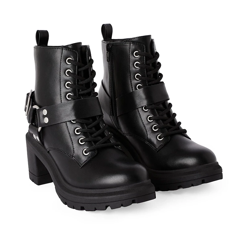 No Boundaries Women's Moto Boots