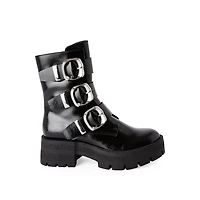 Madden NYC Women's Buckle Detail Boots
