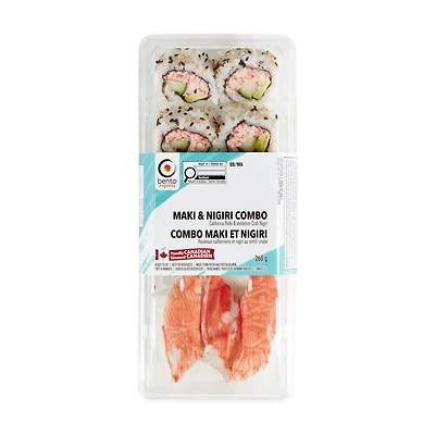Bento Express Combo Maki et Nigiri Rouleaux californiens et nigiri au simili-crabe