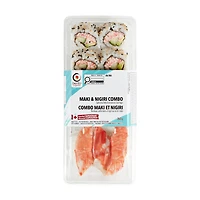 Bento Express Combo Maki et Nigiri Rouleaux californiens et nigiri au simili-crabe