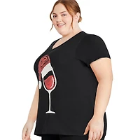 T-shirt de Noël George Plus pour femmes