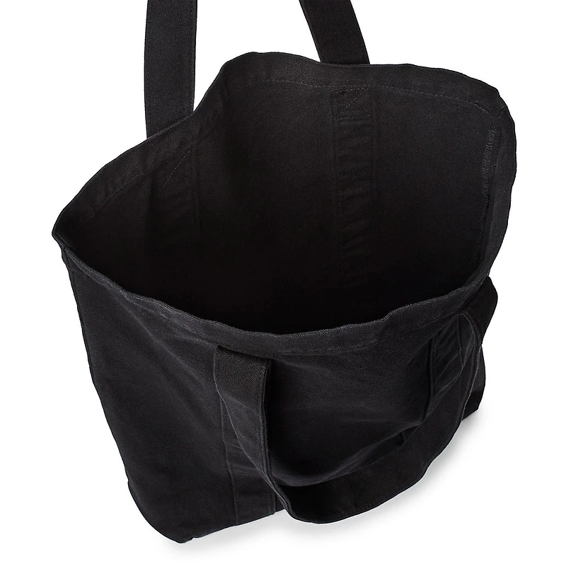 Sac fourre-tout en toile Time and Tru pour femmes