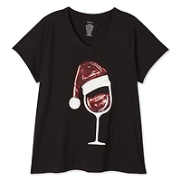 T-shirt de Noël George Plus pour femmes