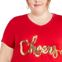 T-shirt de Noël George Plus pour femmes