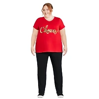 T-shirt de Noël George Plus pour femmes