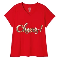 T-shirt de Noël George Plus pour femmes