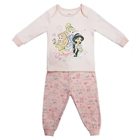 Disney Princesse pyjamas pour filles ensemble 2pièces