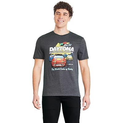 T-shirt à manches courtes NASCAR pour hommes Tailles P-TG
