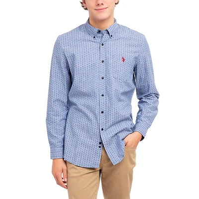 U.S. Polo Assn. Men's Printed Button Up Shirt