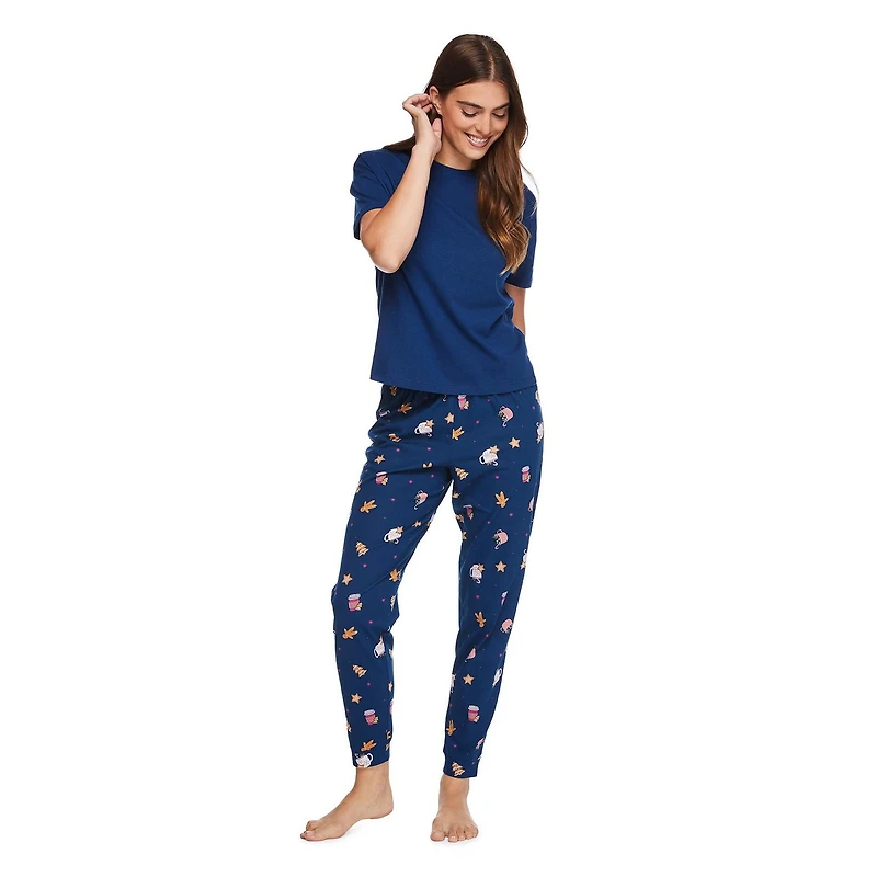 Pyjama 2 pièces George pour femmes Tailles TP–TTG