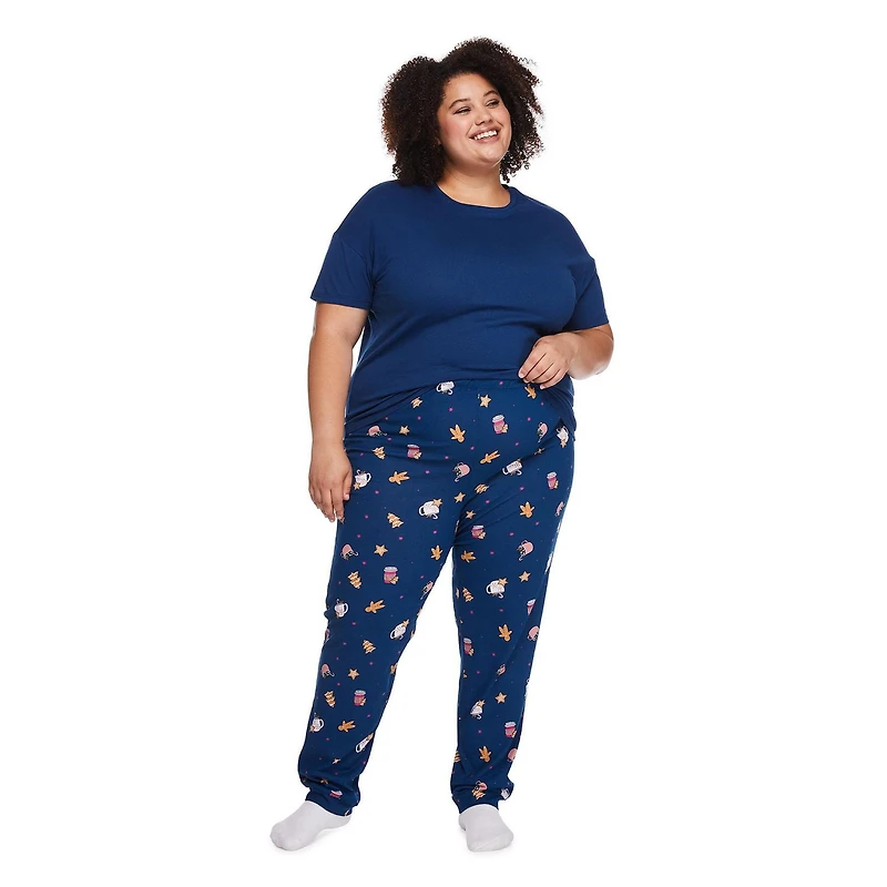 George Women's Plus Pajama 2-Piece Set