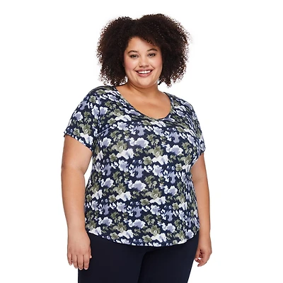 T-shirt à encolure dégagée George Plus pour femmes