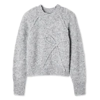 No Boundaries Women's Bow Sweater