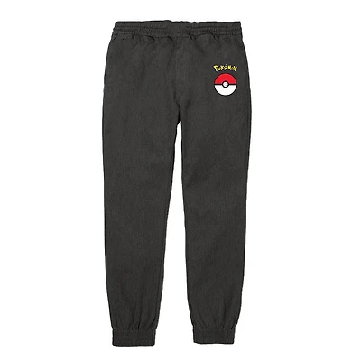 Pokemon Boy's long jogger pant with elastic waist and drawstring