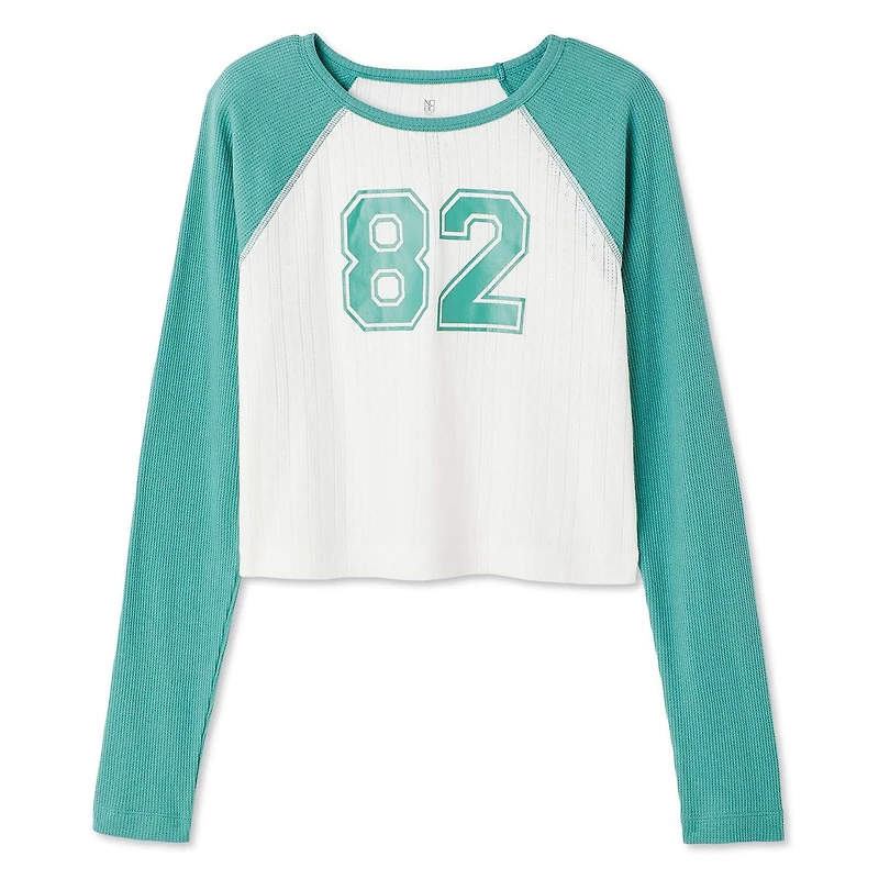 T-shirt de nuit en tricot pointelle No Boundaries pour femmes