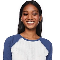 No Boundaries Women's Pointelle Sleep Tee