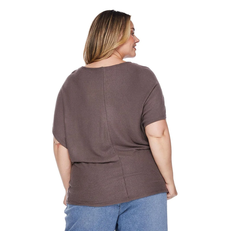 George Women's Plus Dolman Sleeve Top, Sizes 1X-4X