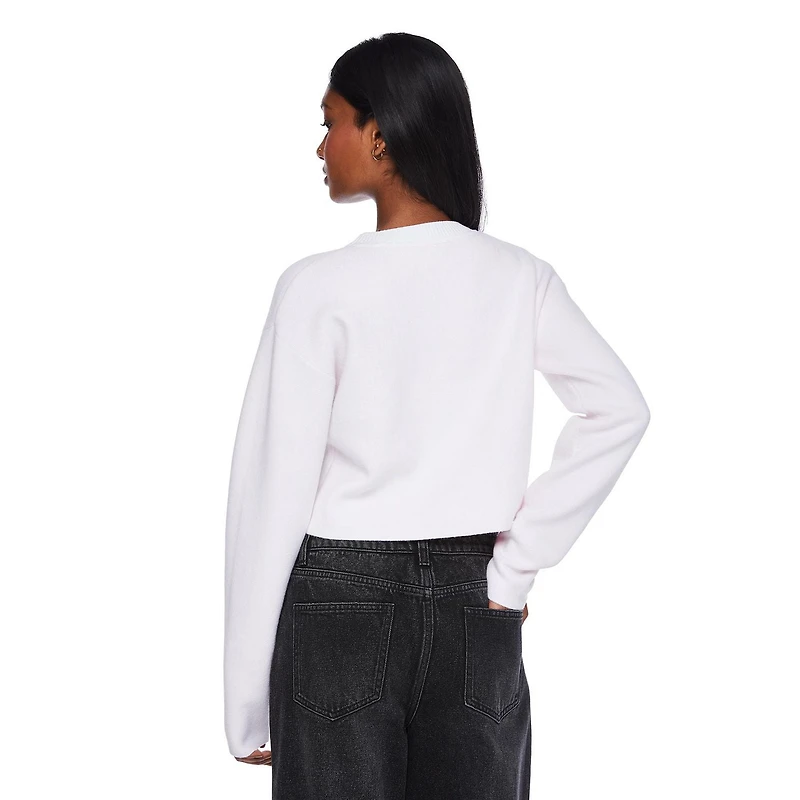 No Boundaries Women's Cropped Sweater, Sizes XS-XXL