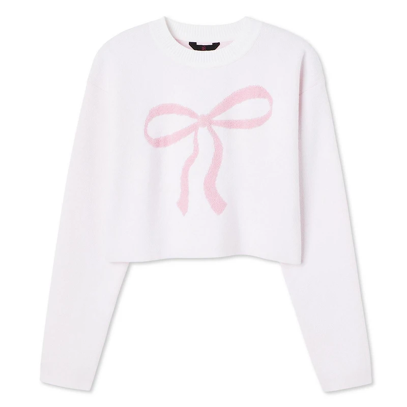 No Boundaries Women's Cropped Sweater, Sizes XS-XXL