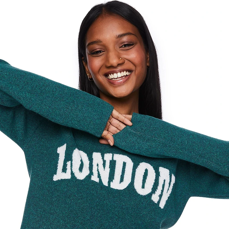 No Boundaries Women's Cropped Sweater, Sizes XS-XXL