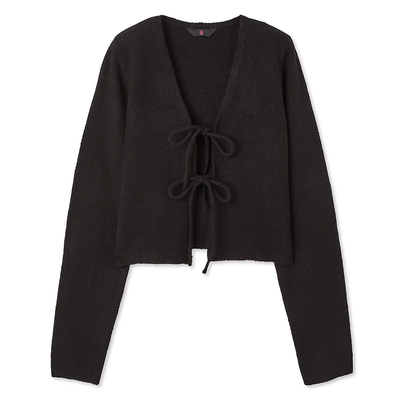 No Boundaries Women's Tie Front Cardigan, Sizes XS-XXL