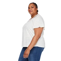 Iyla Women's Plus Crochet Top