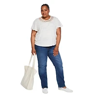 Iyla Women's Plus Crochet Top