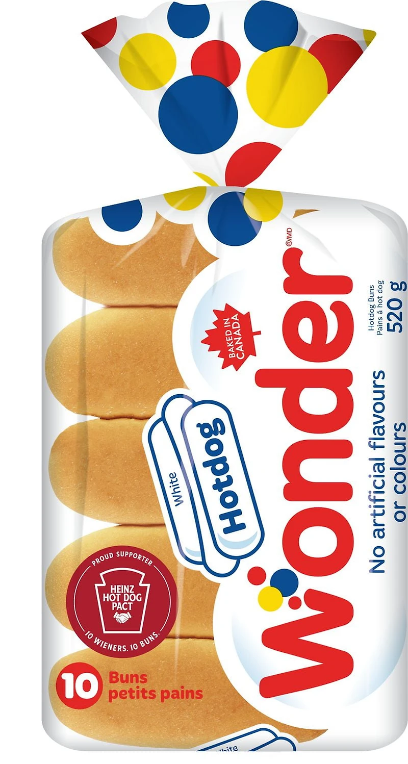 Wonder pain à saucisse blanc