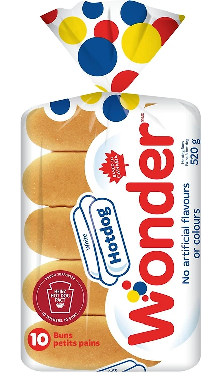 Wonder pain à saucisse blanc