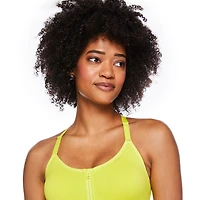 Athletic Works Women's Zipper Bra, Sizes XS-XXL