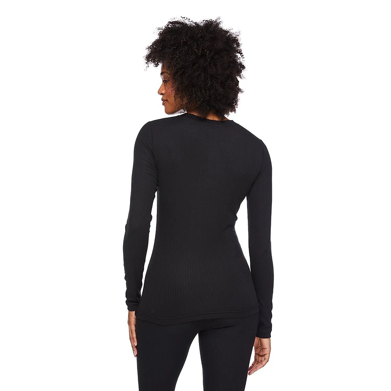 Athletic Works Women's Crew Neckline Thermal Top
