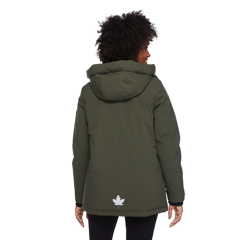 Parka en duvet Canadiana x SGRC pour femmes