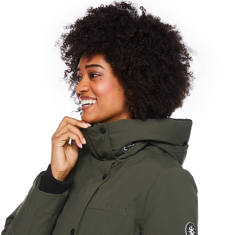 Parka en duvet Canadiana x SGRC pour femmes