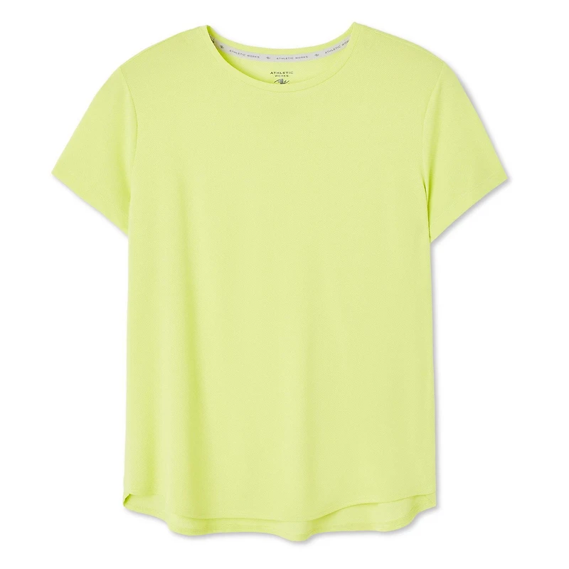 T-shirt à manches courtes Athletic Works pour femmes Tailles TP–TTG