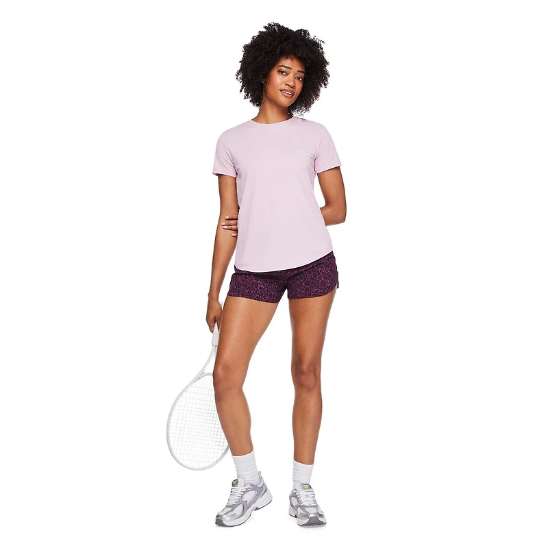 T-shirt à manches courtes Athletic Works pour femmes Tailles TP–TTG
