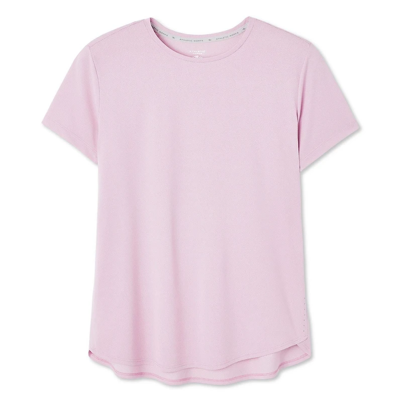 T-shirt à manches courtes Athletic Works pour femmes Tailles TP–TTG