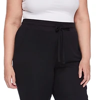 Jogger de nuit en jersey à effet peau pêche George Plus pour femmes Tailles 1X-3X