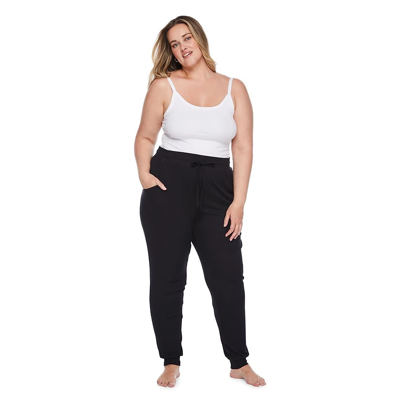 George Women's Plus Peached Sleep Jogger, Sizes 1X-3X